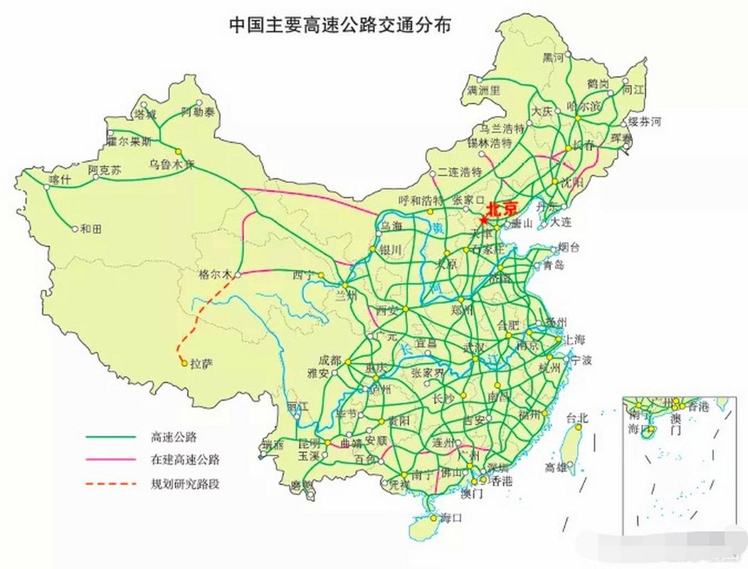 全国高速公路地图