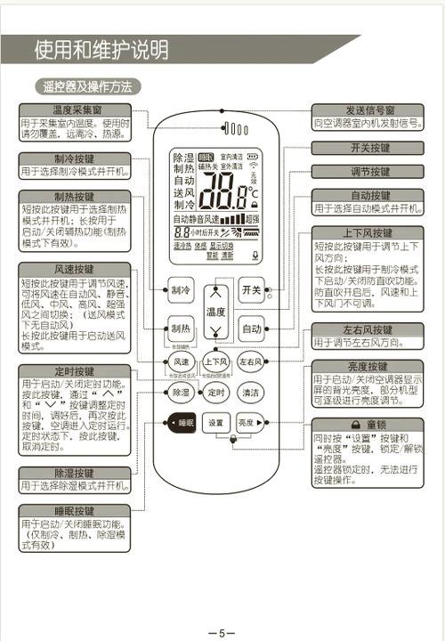 空调遥控器使用注意事项