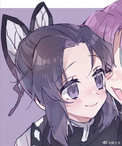 蝴蝶忍甘露寺闺头Q版