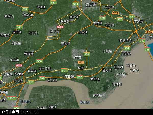 海宁地图全图高清版图