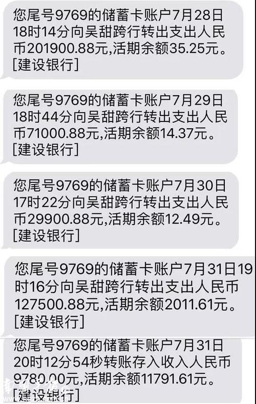 银行转账短信通知