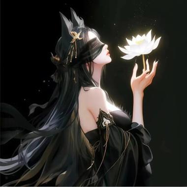 蒙眼二次元头像