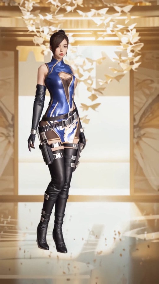 cf女英雄旗袍cos
