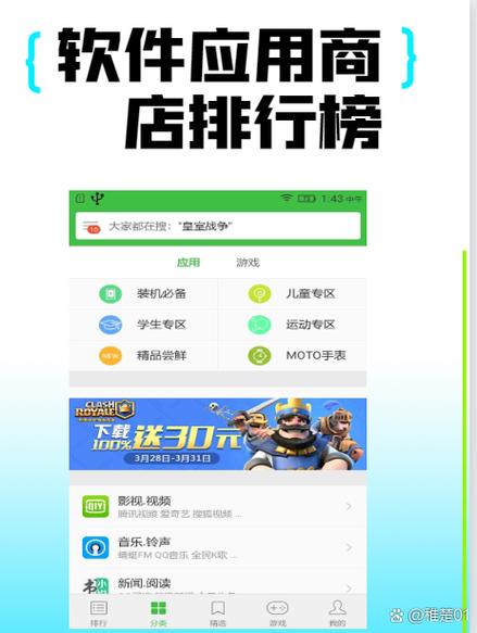 安卓应用市场排行