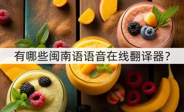 普通话翻译成闽南语软件