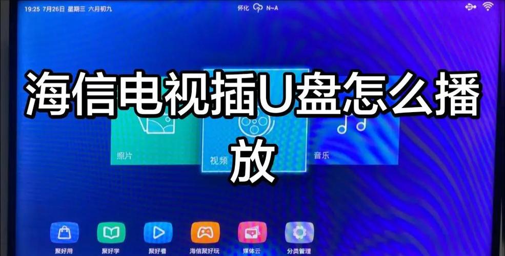 电视机上如何播放u盘