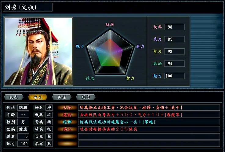 三国志3自创武将全100