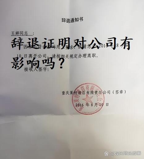 《辞退证明书》模板