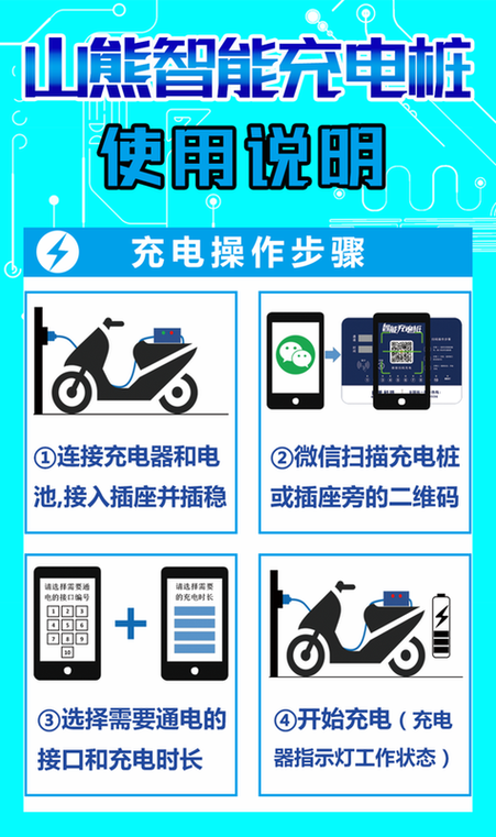电动自行车扫码充电步骤