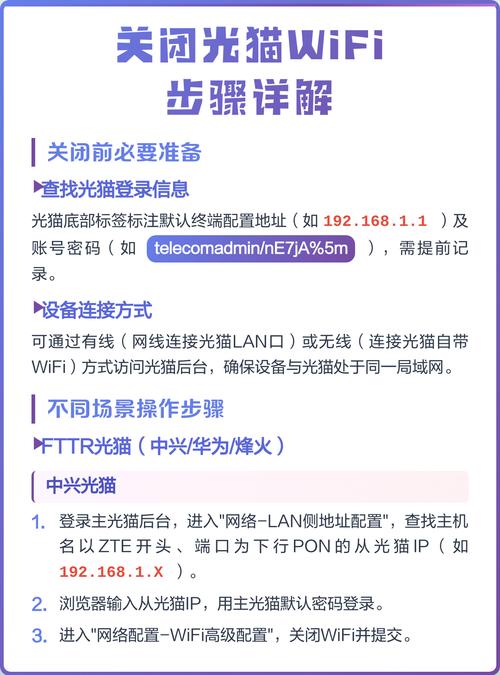 如何关闭光猫wifi功能