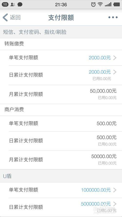 工银e支付限额