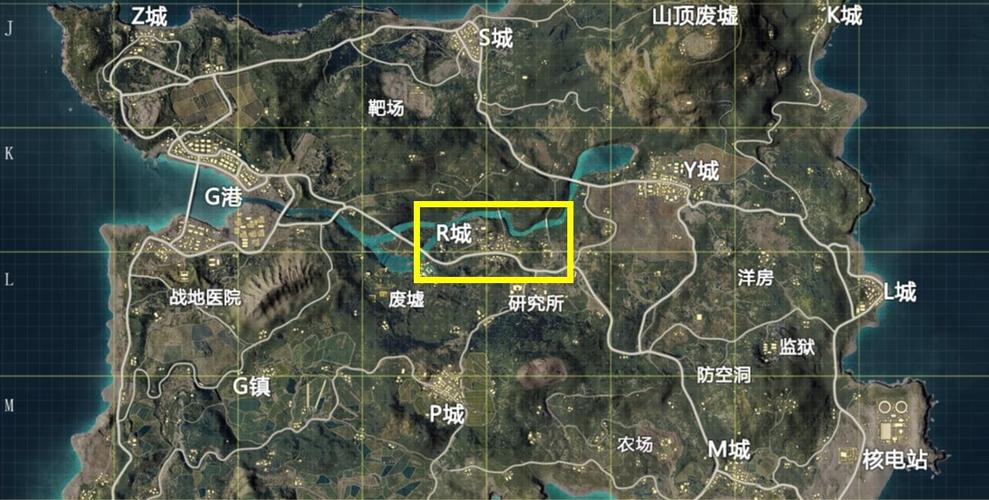 和平精英海岛地图