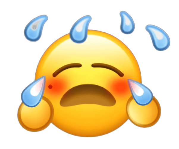 流汗红脸emoji