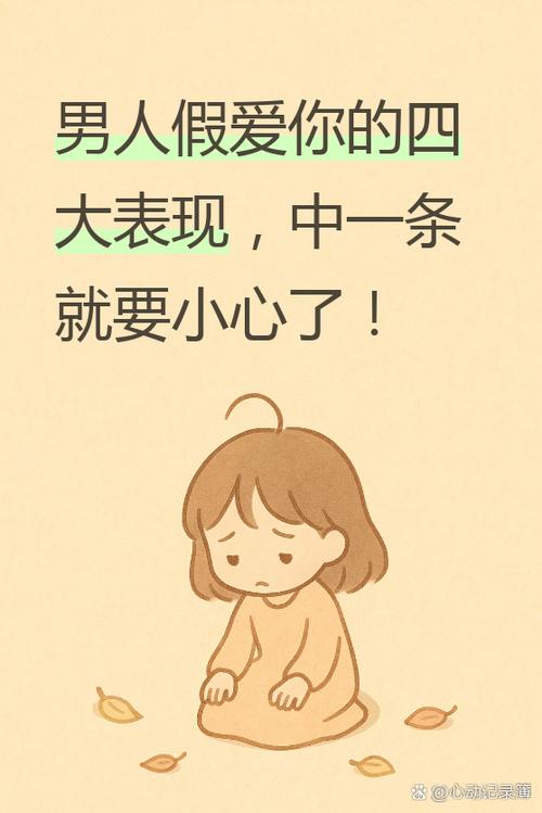男人假爱你的四大表现
