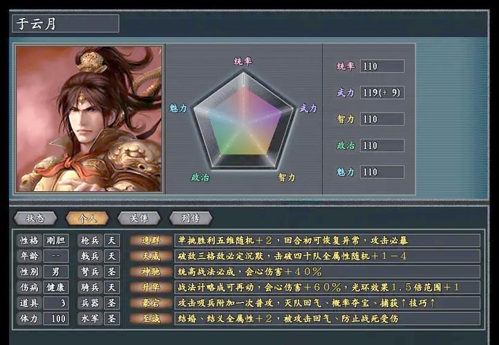 三国志11特技组合