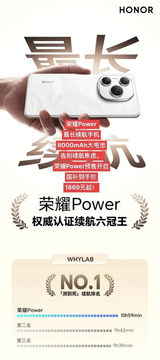 续航时间最长的手机