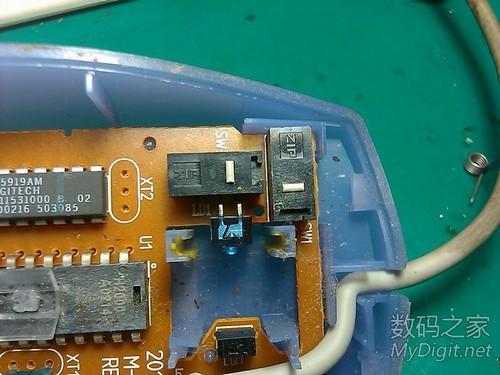 联想光电鼠标的拆解步骤
