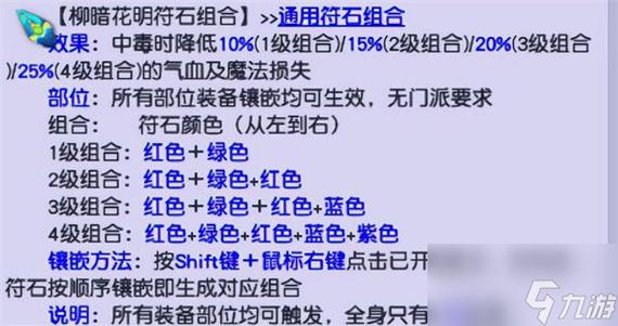 梦幻西游魔王符石组合