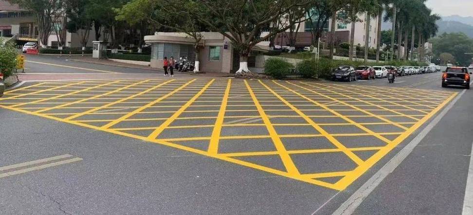 禁止停车路面标线