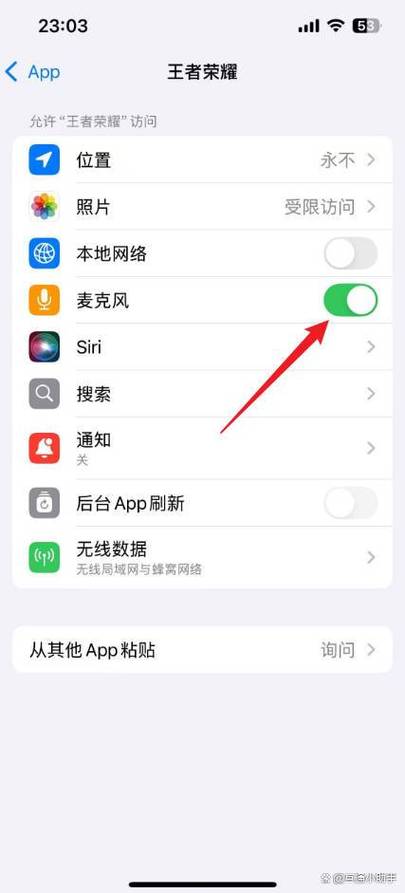 苹果麦克风权限不见了