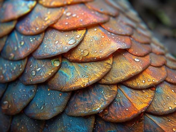 龙鳞鳞片图