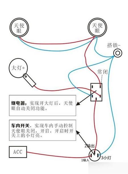 电动车车灯电路图与接线图解