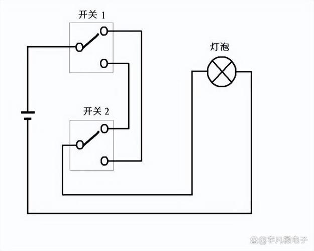 双控灯的电路原理图
