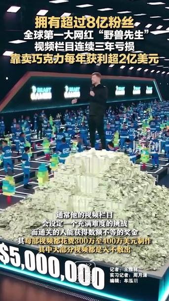 野兽先生身价多少亿