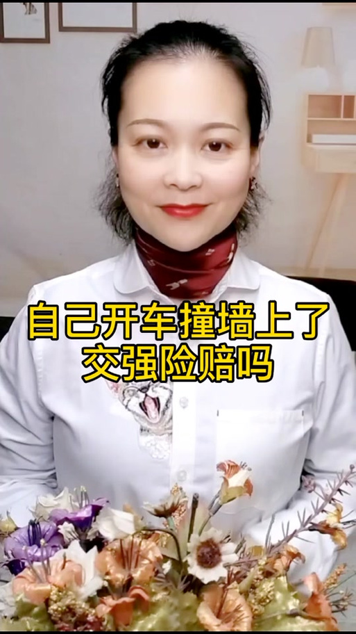 自己车子撞了墙能走交强险吗
