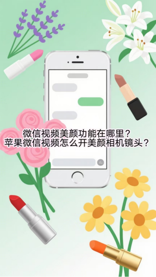 苹果17pro微信视频怎么美颜