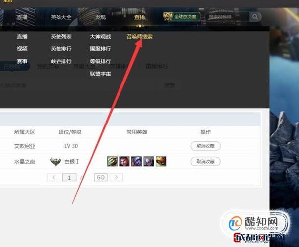 战绩查询功能