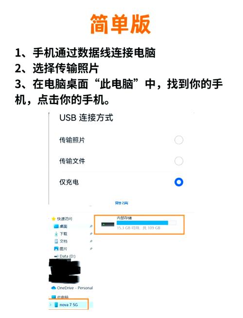 华为手机连接电脑传照片