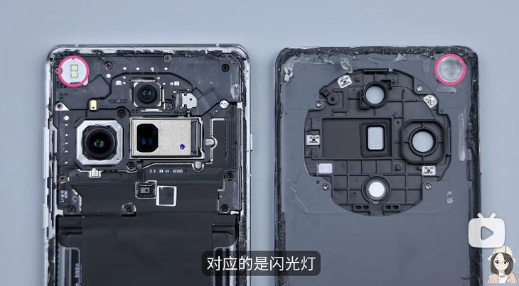 oppo手机拆开后盖图