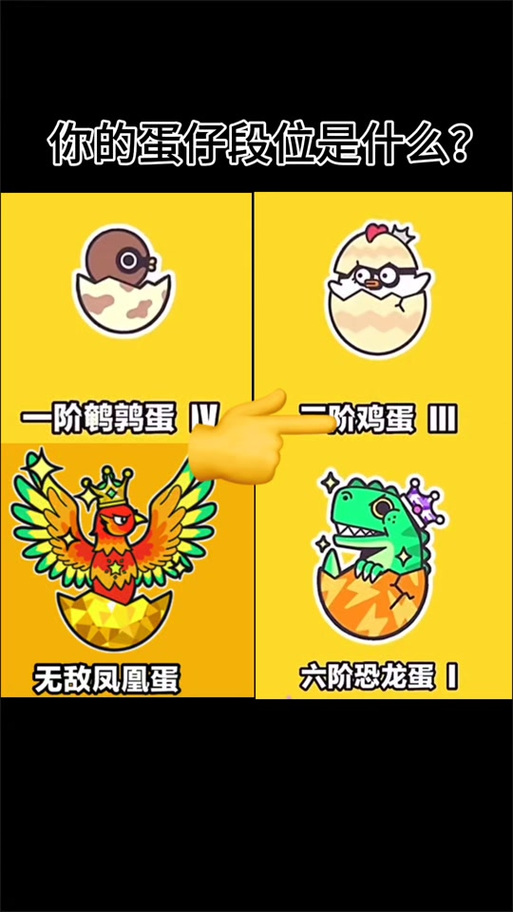 蛋仔排位段位表