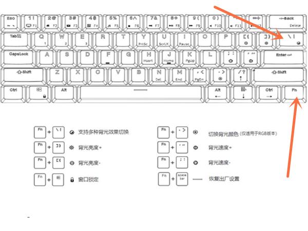 rk键盘怎么开启灯光
