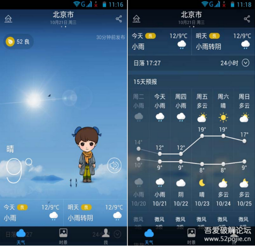 墨迹天气去广告版不升级