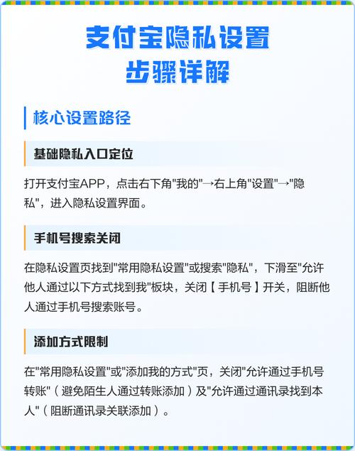支付宝怎么设置隐私开关