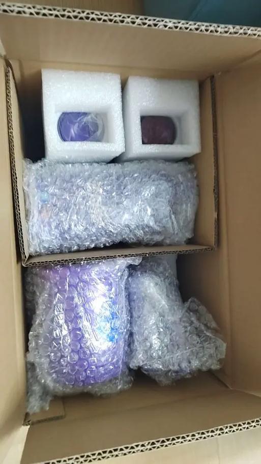 从快递员手上买的蓝月亮
