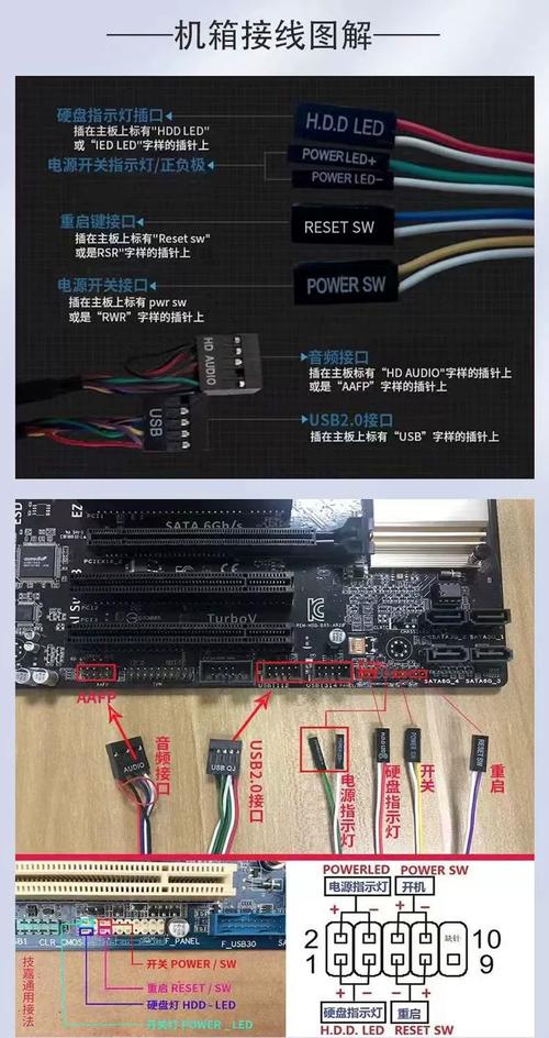 b85m主板接线图解法