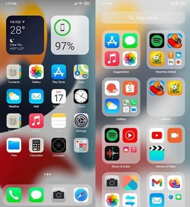 oppo仿ios永久免费主题包