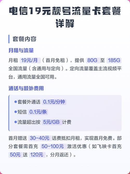电信19元套餐