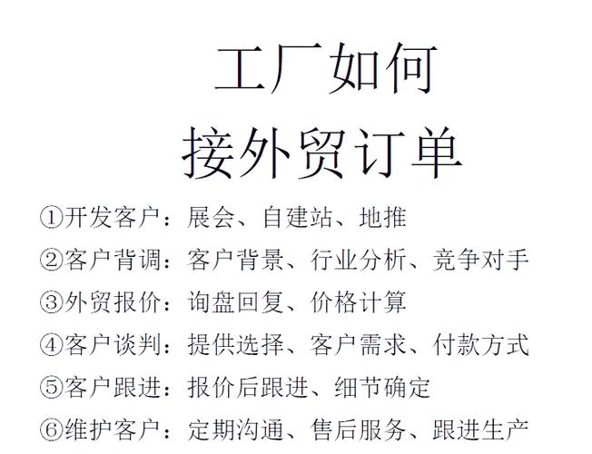 工厂订单从哪接的
