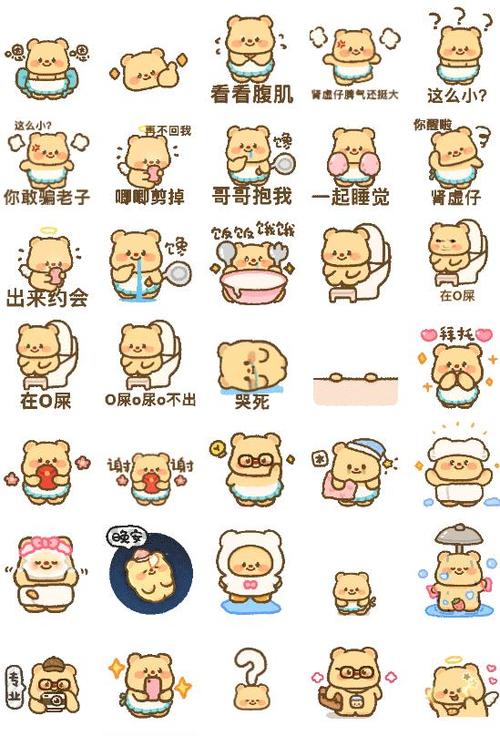 最近很火的小熊表情包叫什么
