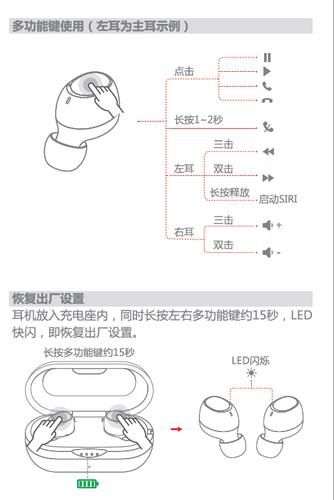 thinkplus耳机说明书