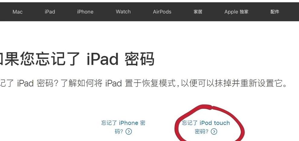 苹果ipad密码忘了怎么能解开呢