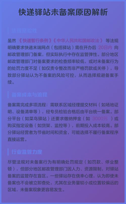 驿站没备案还能营业吗