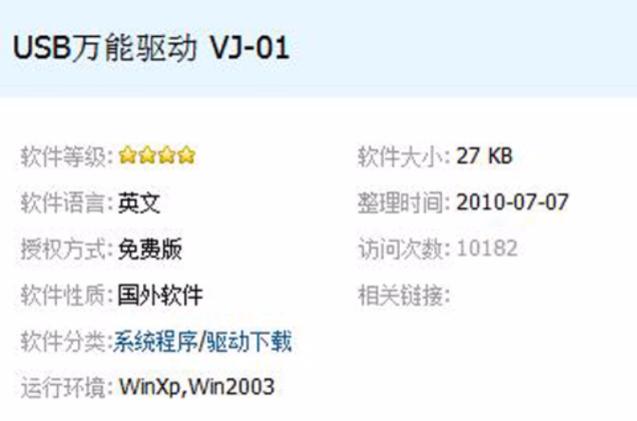 USB万能驱动