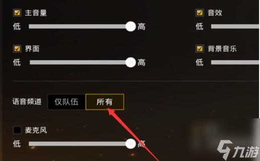 和平精英咋开麦克风