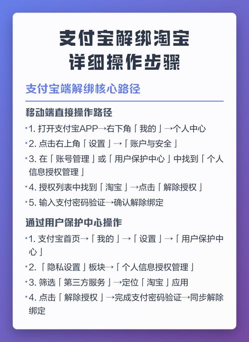 淘宝号解绑支付宝步骤