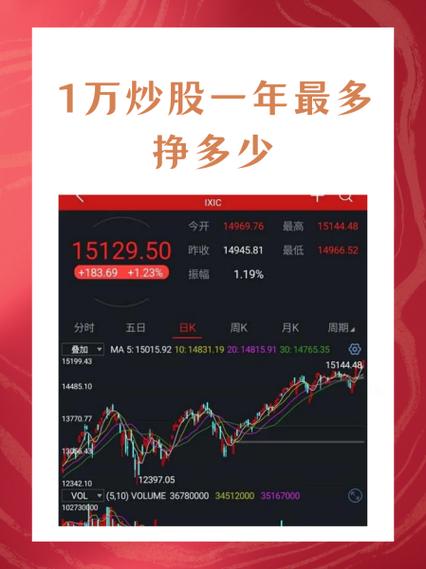 1万炒股一年最多挣多少